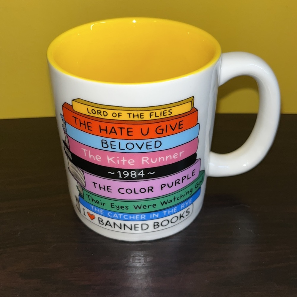 Colorful Banned Books Mug The Found